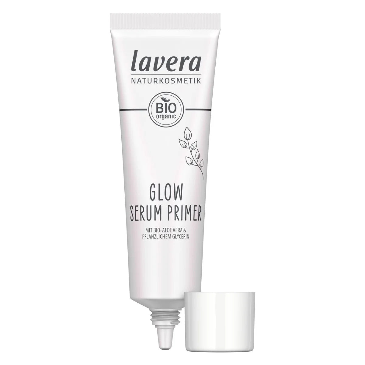 Lavera Glow Serum Primer meikinpohjustusaine ja heleyttävä kasvoseerumi samassa