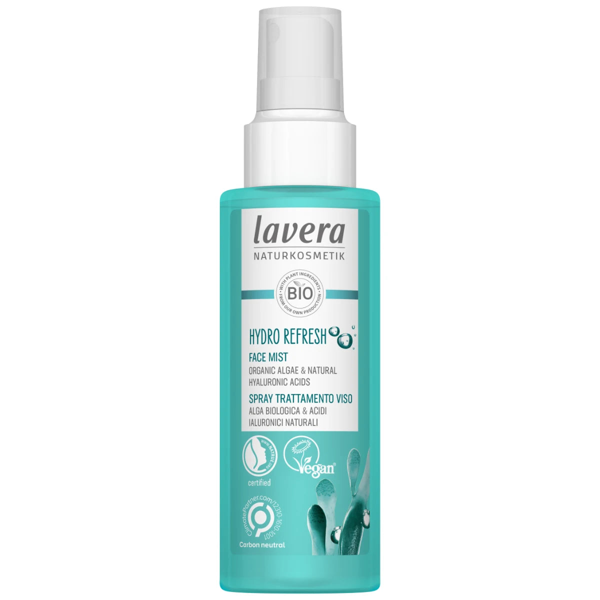 Lavera Hydro Refresh Face Mist 100 ml – Kostetuttava ja raikastava kasvosuihke