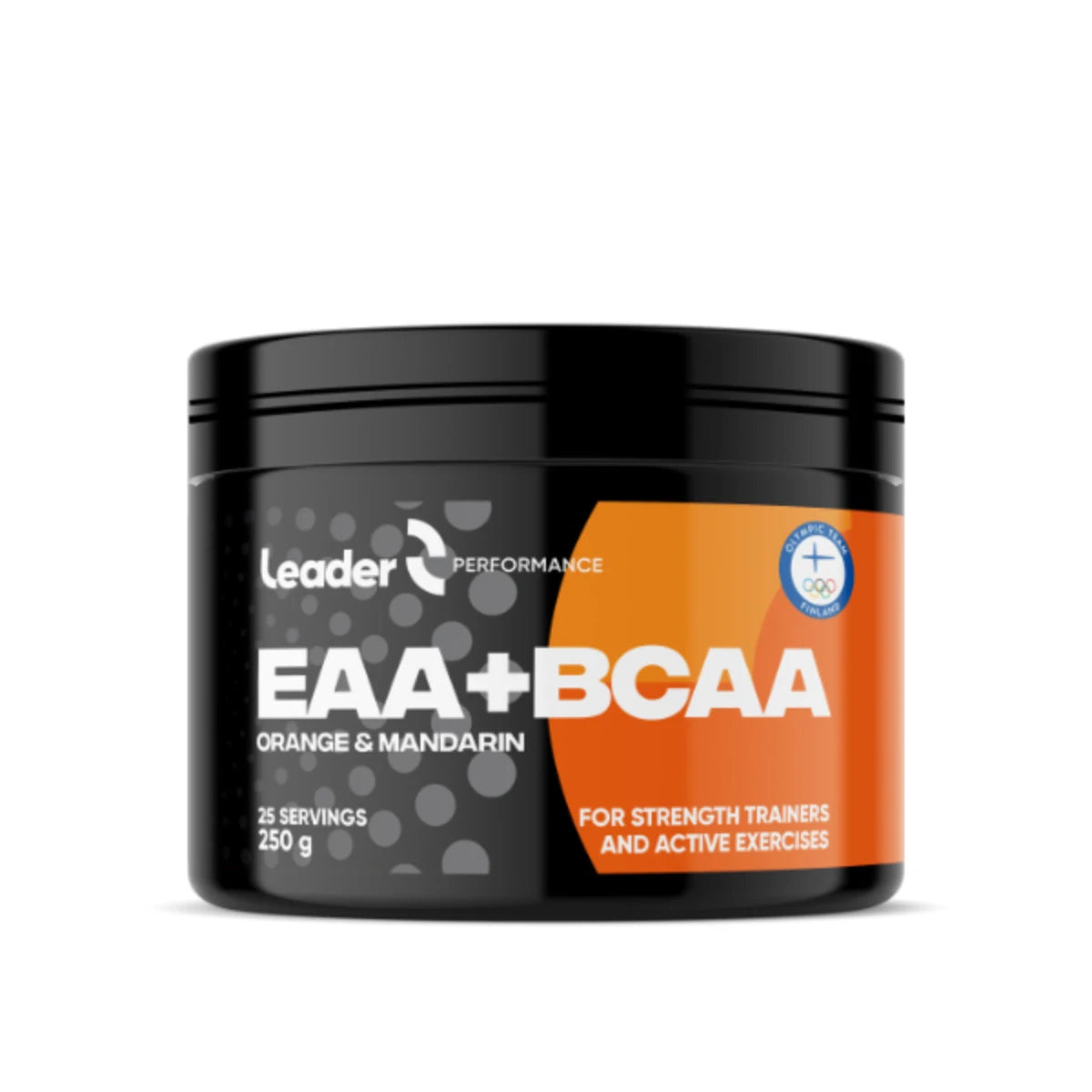 Leader Performance EAA+BCAA Orange-Mandarin 250 g – Kaikki välttämättömät aminohapot yhdellä annoksella