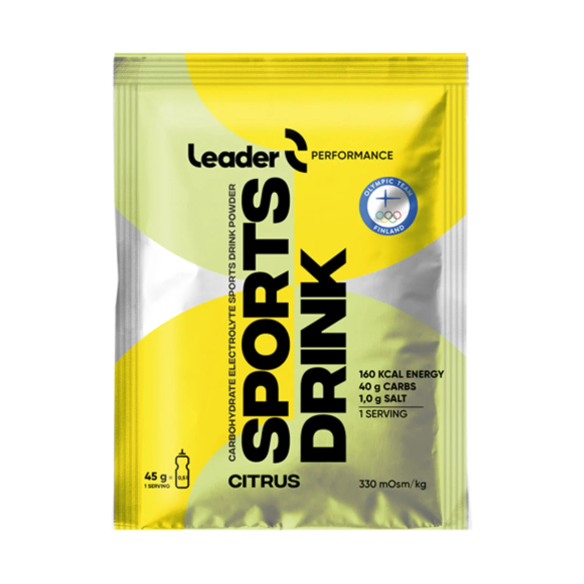 Leader Performance Sports Drink Citrus 45 g – Tehokasta nesteytystä urheiluun