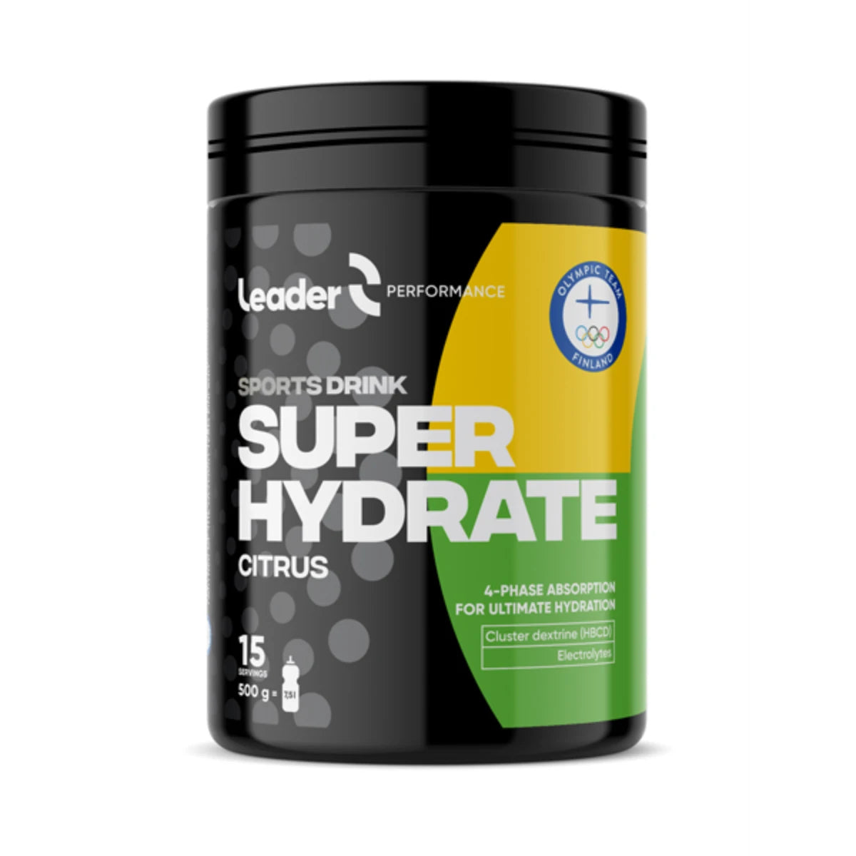 Leader Performance Super Hydrate Sports Drink Citrus 500 g – Huipputason nesteytys ja energia yhdestä juomasta