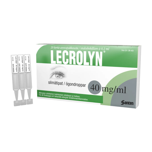 LECROLYN 40 mg/ml silmätipat, liuos, kerta-annospakkaus 20x0,2 ml