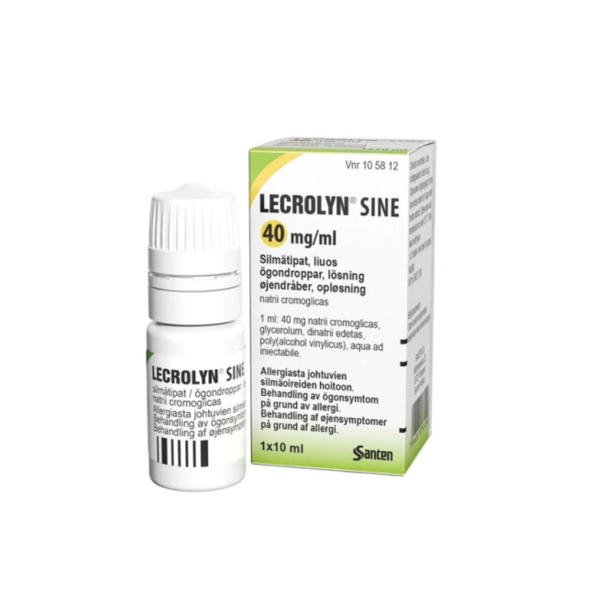 LECROLYN SINE 40 mg/ml silmätipat, liuos 10 ml