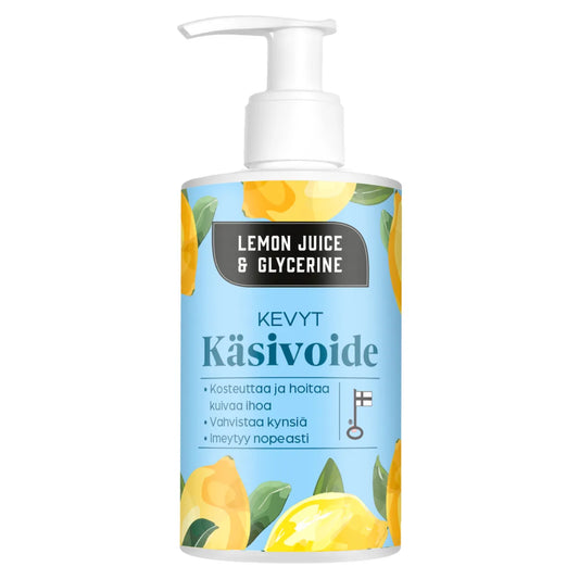 Lemon Juice & Glycerine Kevyt käsivoide pumppupullo 250 ml