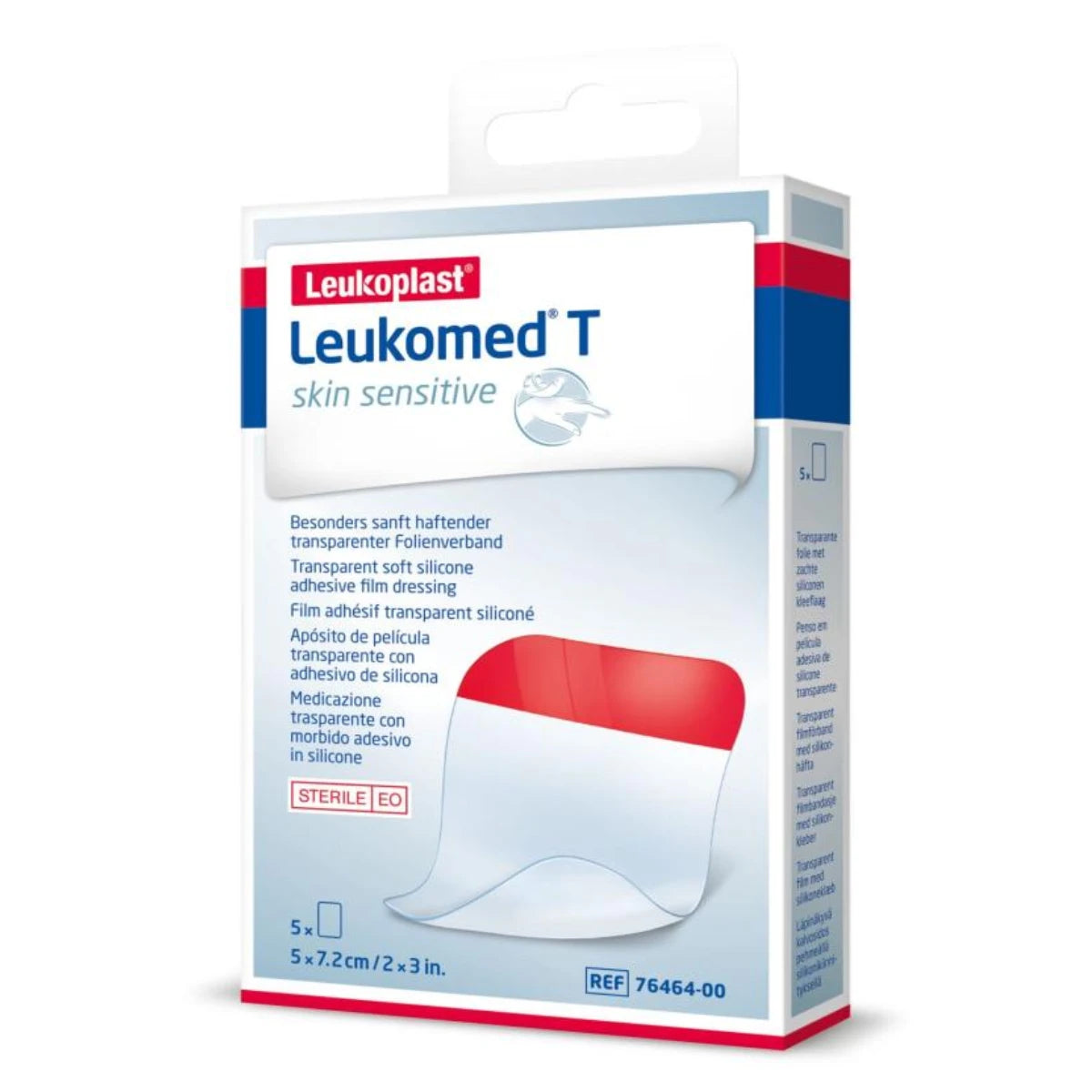 Leukomed® T Skin Sensitive 5 cm x 7,2 cm 5 kpl – Läpinäkyvä ja hellävarainen kalvosidos herkälle iholle