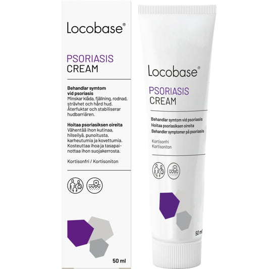 LOCOBASE Psoriasis Cream kortisoniton voide 50 ml
