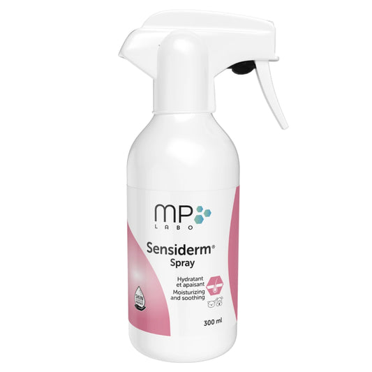 MP Labo Sensiderm Spray 300 ml – kosteuttava ja rauhoittava ihosuihke eläimille