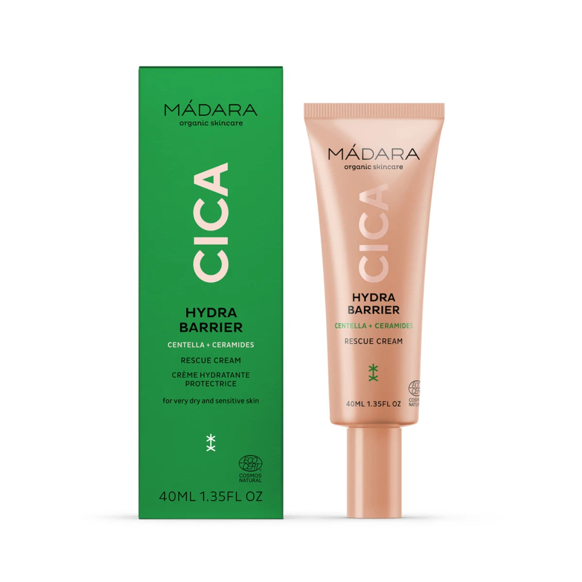 MÁDARA CICA HYDRA Barrier Centella + Ceramides voide 40 ml – rauhoittava suojamuurivoide herkälle iholle