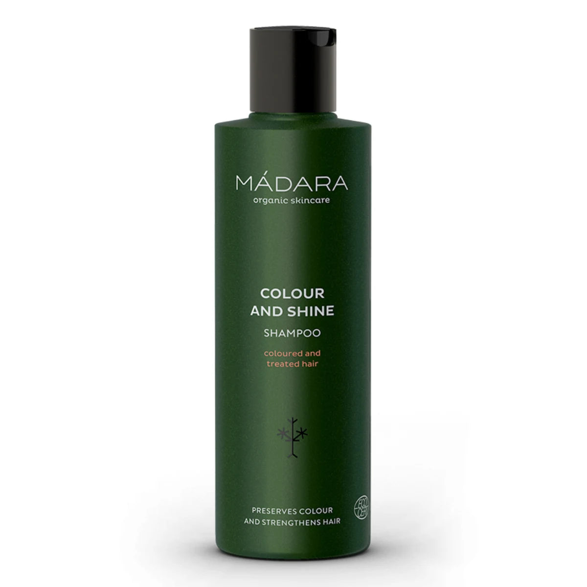 MÁDARA Colour & Shine Shampoo 250 ml – väriä suojaava shampoo värjätyille hiuksille