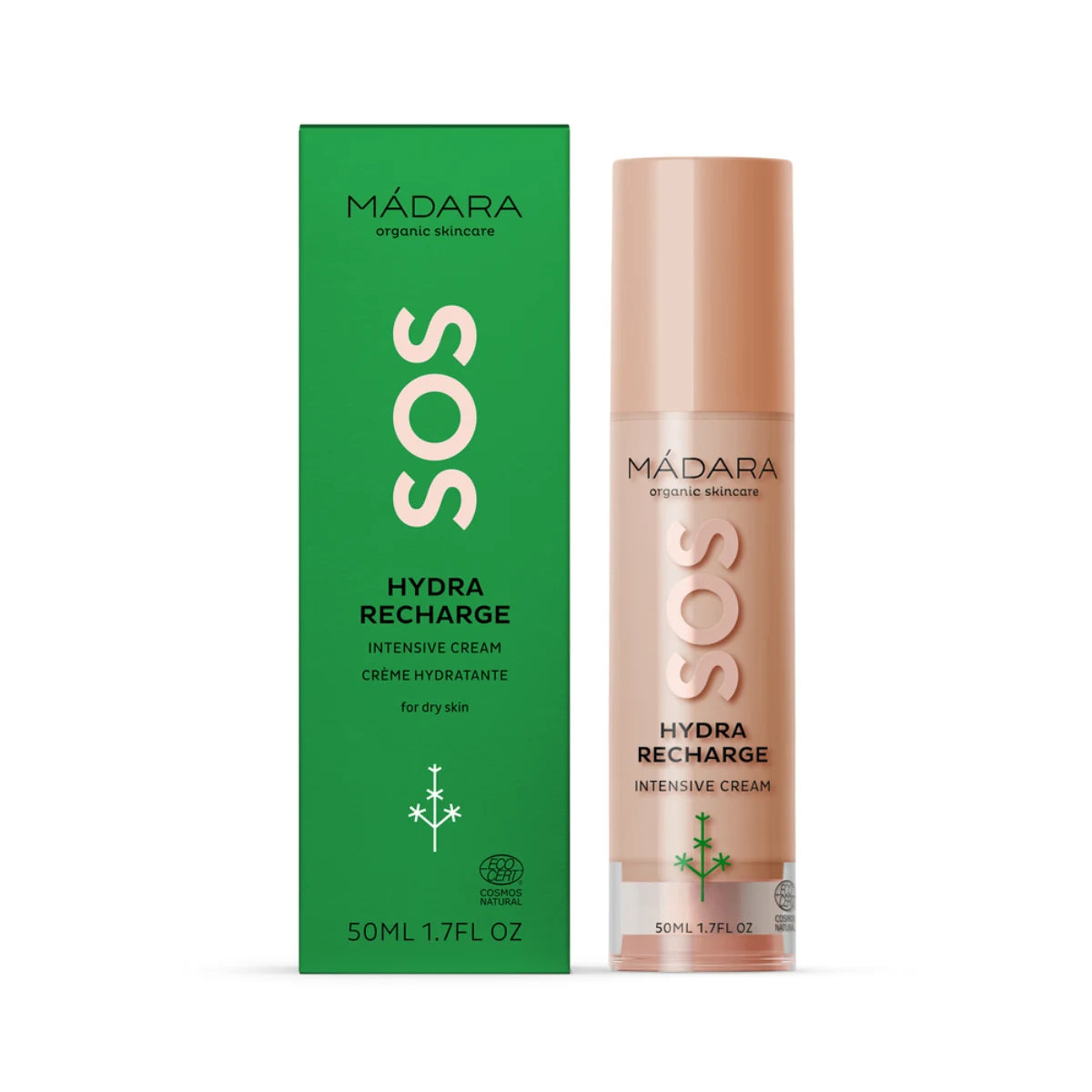 MÁDARA SOS Hydra Recharge Intensive Cream tehovoide 50 ml