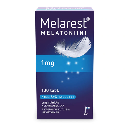 MELAREST Melatoniini 1 mg nieltävä tabletti 100 kpl