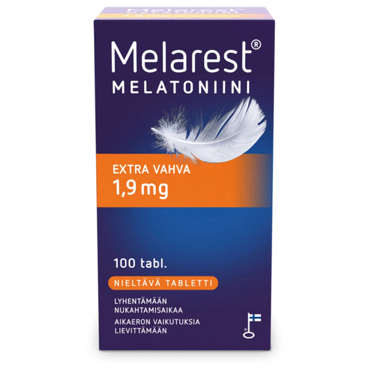MELAREST Melatoniini Extra Vahva 1,9 mg tabletti 100 kpl