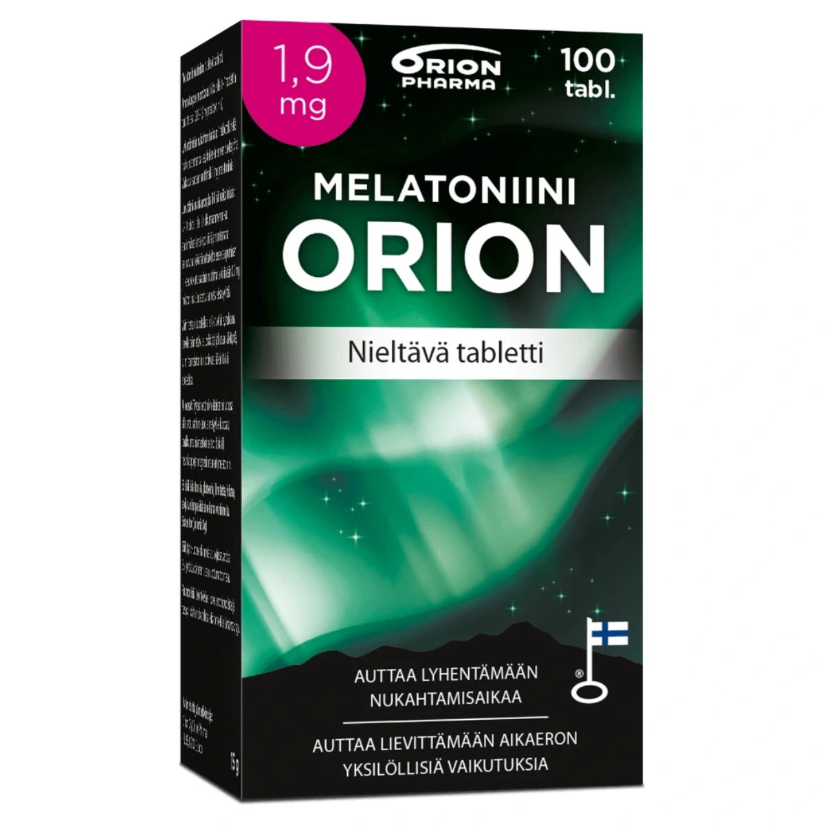 MELATONIINI Orion 1,9 mg nieltävä tabletti 100 kpl
