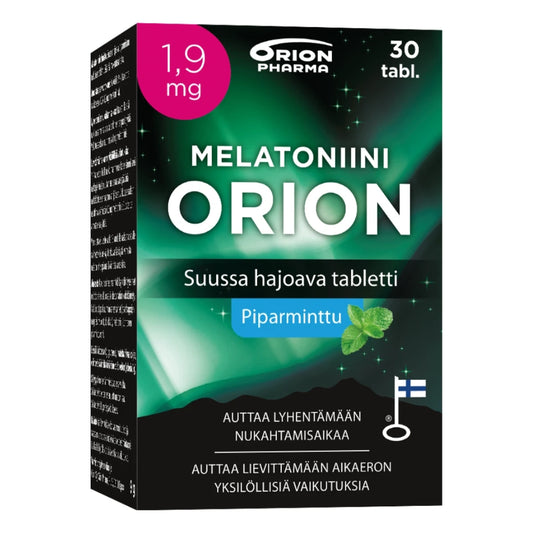 MELATONIINI Orion 1,9 mg piparminttu 30 kpl