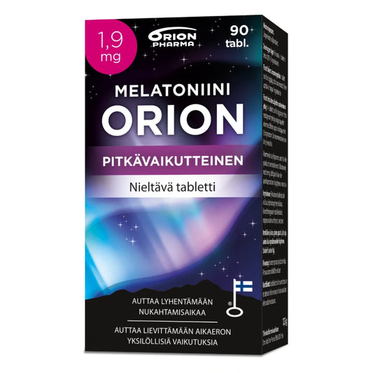 MELATONIINI Orion 1,9 mg pitkävaikutteinen tabletti 90 kpl