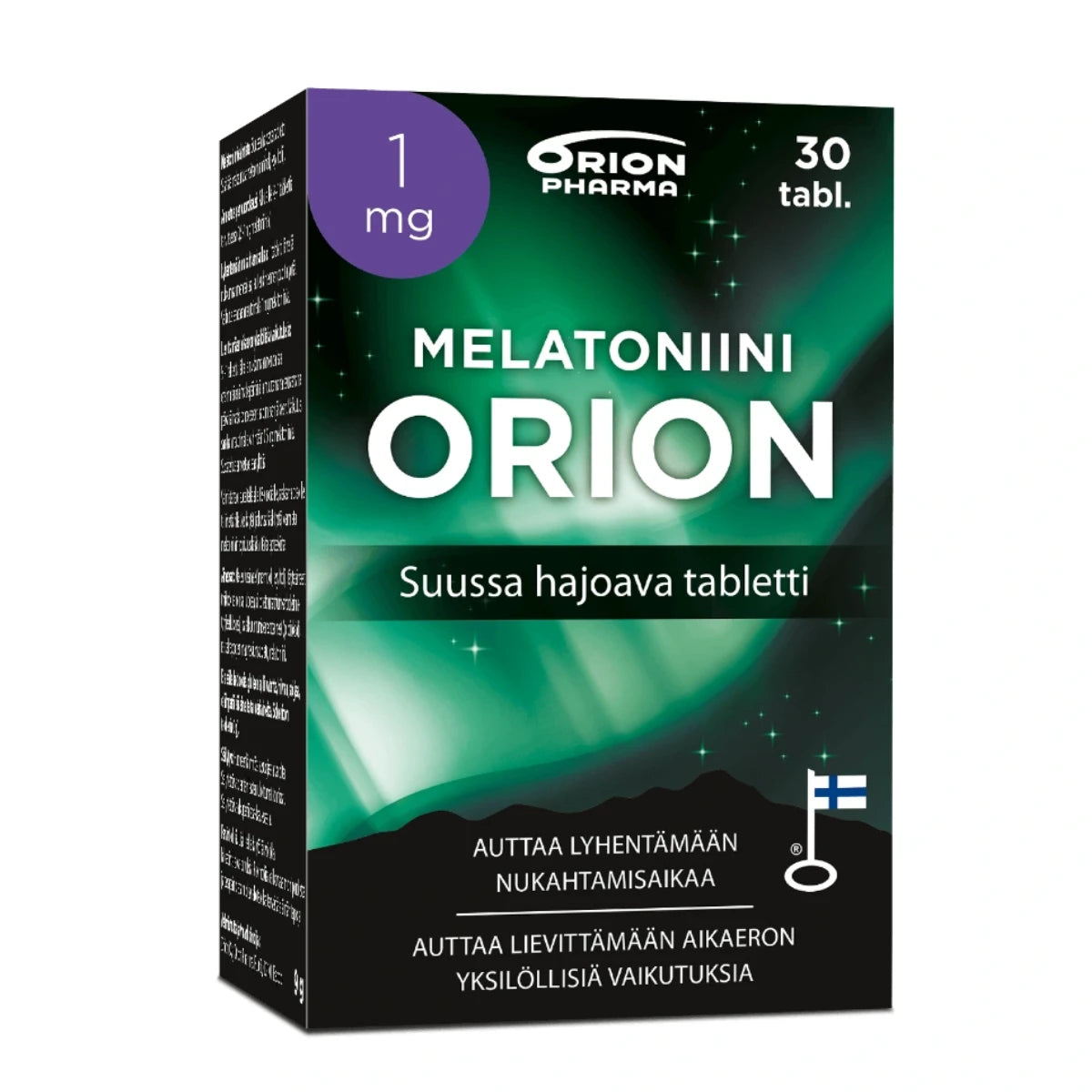 MELATONIINI Orion 1 mg suussa hajoava tabletti 30 kpl