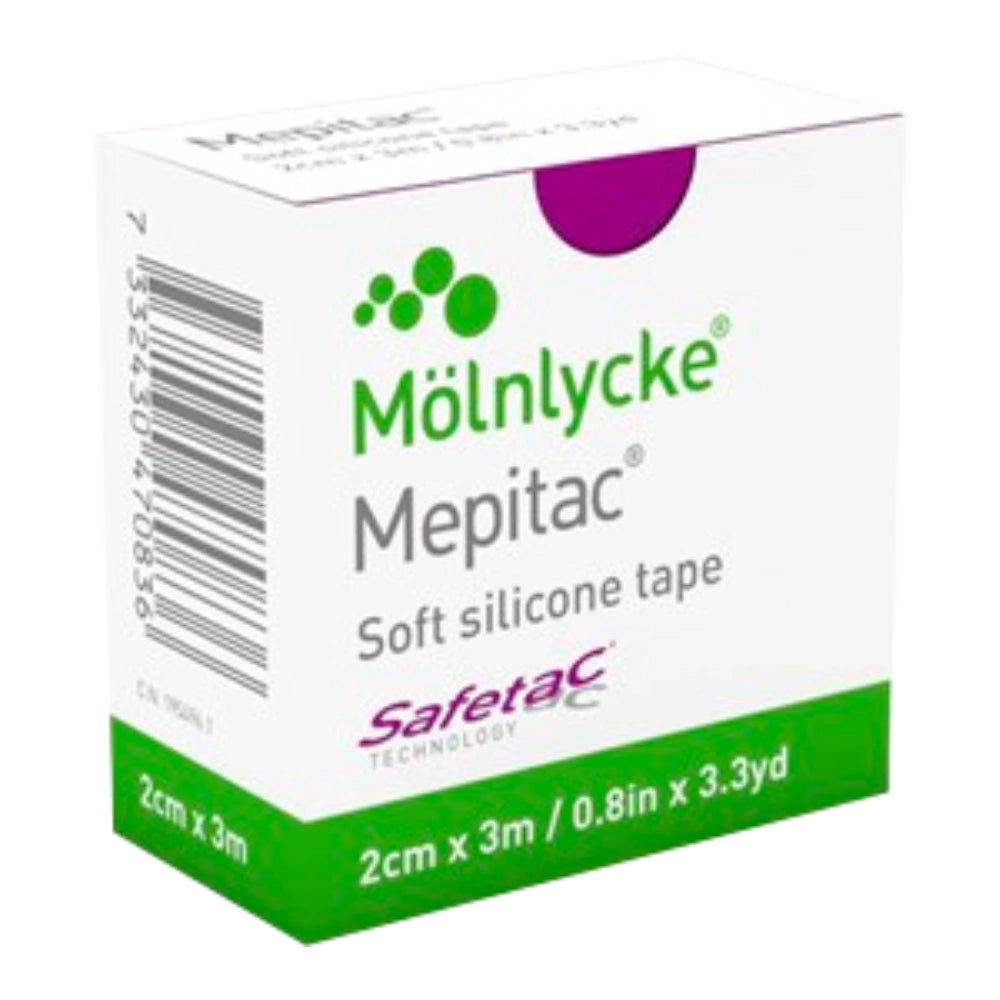MEPITAC Pehmeä silikoniteippi 2 cm x 3 m 1 kpl