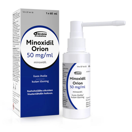 Minoxidil Orion 50 mg/ml Liuos Iholle 60 ml