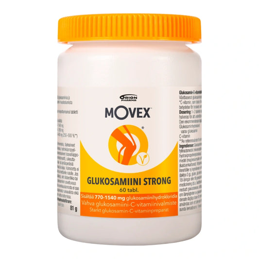 MOVEX Glukosamiini Strong tabletti 60 kpl kasvipohjainen glukosamiinivalmiste