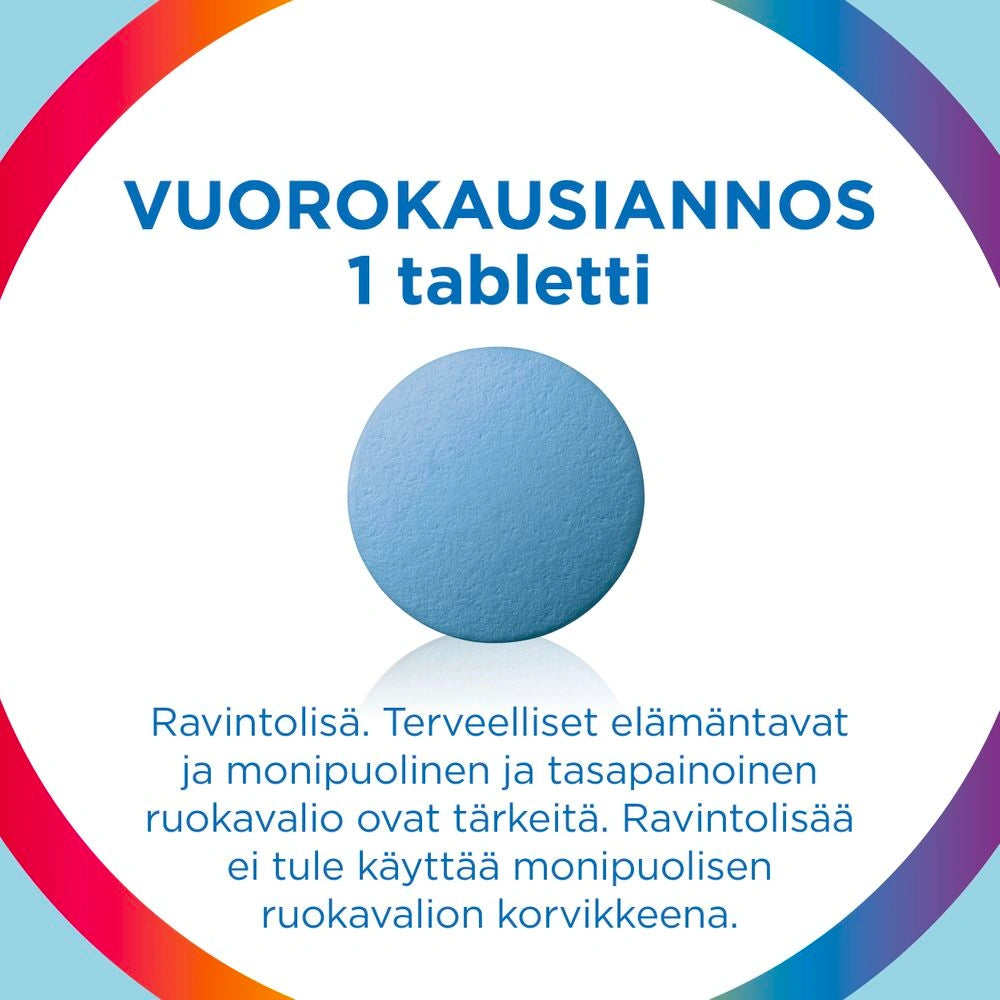 MULTI-TABS Pregnant monivitamiinitabletti vuorokausiannos 1 tabletti
