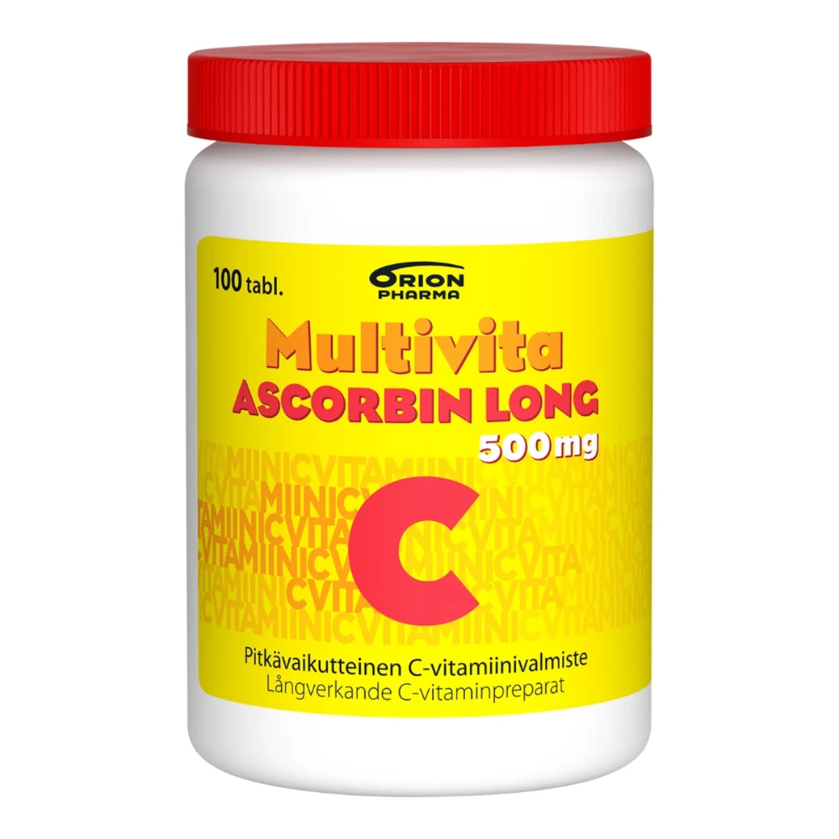 MULTIVITA Ascorbin Long 500 mg C-vitamiinitabletti – Nettiapteekki.fi