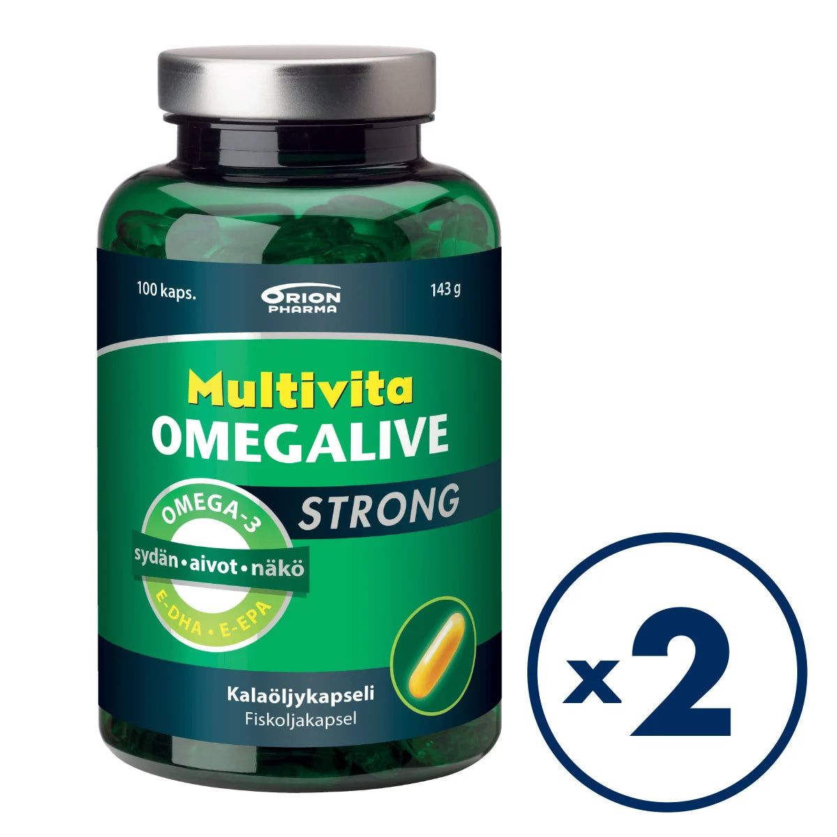 MULTIVITA Omegalive Strong 2x100 kaps