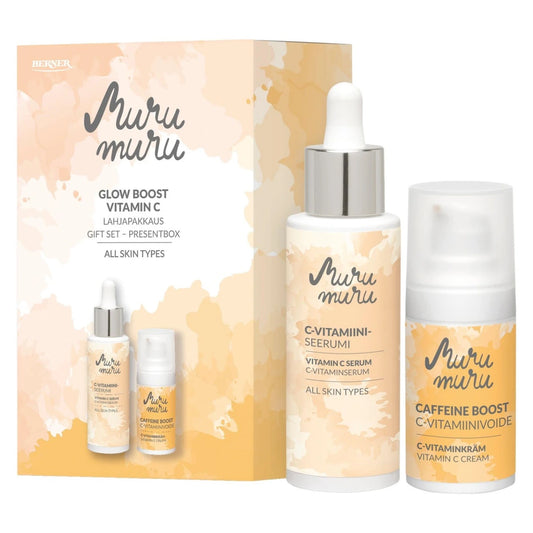 Murumuru Glow Boost Vitamin C lahjapakkaus antaa hehkua iholle