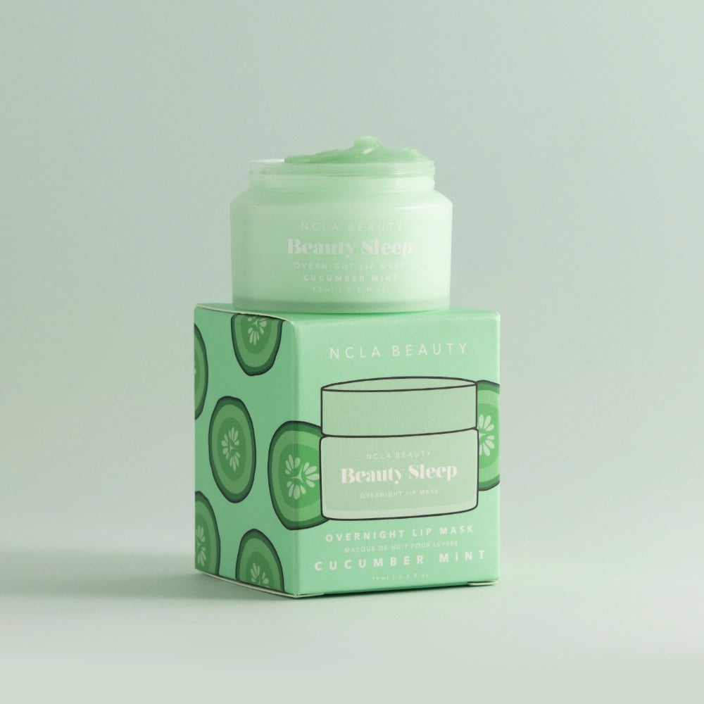 NCLA Beauty Beauty Sleep Lip Mask - Cucumber Mint huulinaamio ulkopakkaus