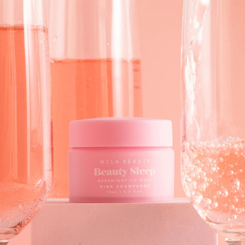 NCLA Beauty Beauty Sleep Lip Mask - Pink Champagne huulinaamio makuna herkullinen shampanja