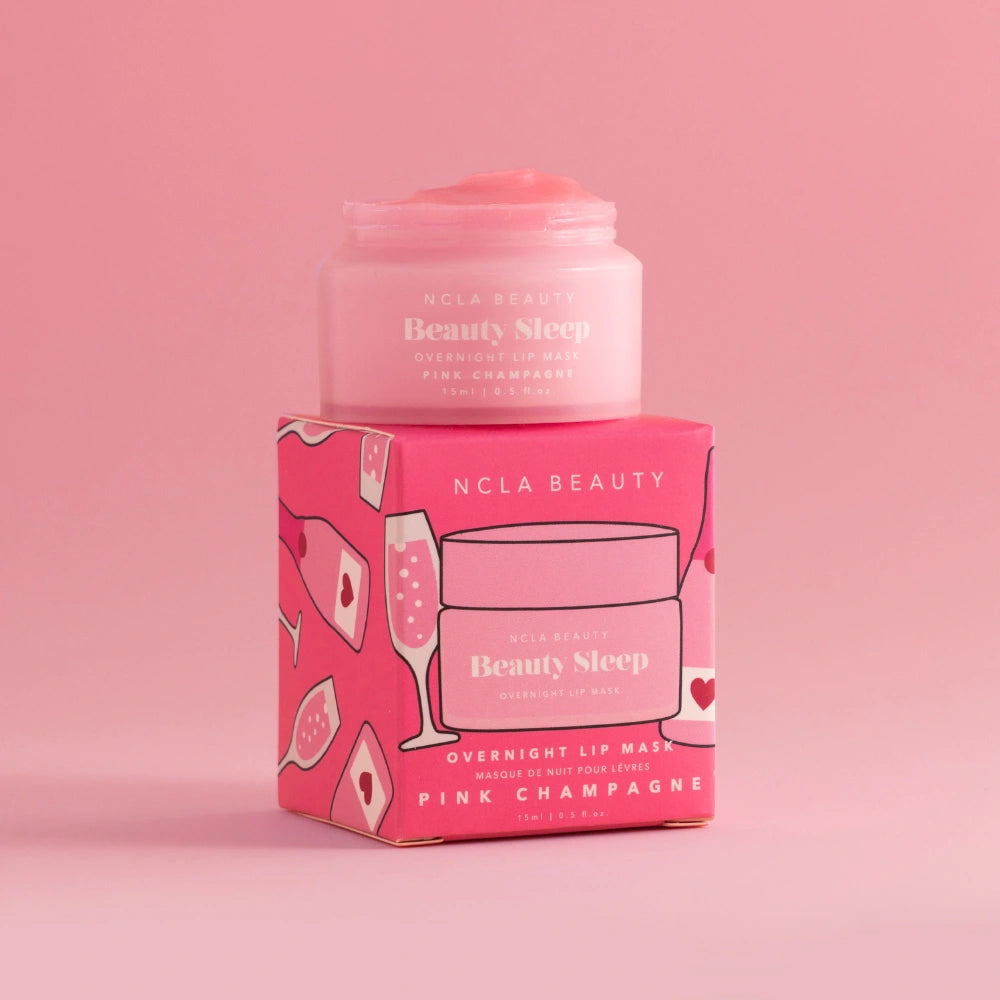 NCLA Beauty Beauty Sleep Lip Mask - Pink Champagne huulinaamio ulkopakkaus