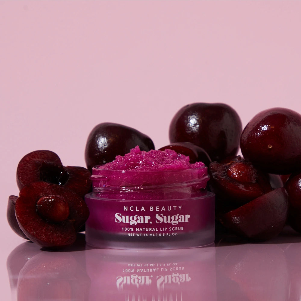 NCLA Beauty Sugar Sugar - Black Cherry Lip Scrub huulikuorinta herkullinen kirsikan maku