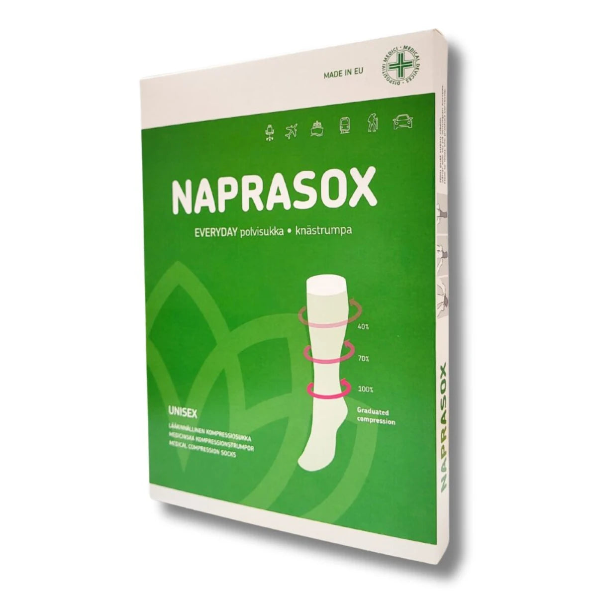 Naprasox Everyday musta tukisukat 1 pari