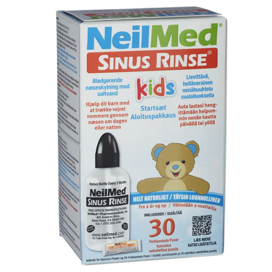 Neilmed Sinus Rinse Kids aloituspakkaus hellävaraiseen nenän huuhteluun lapsilla