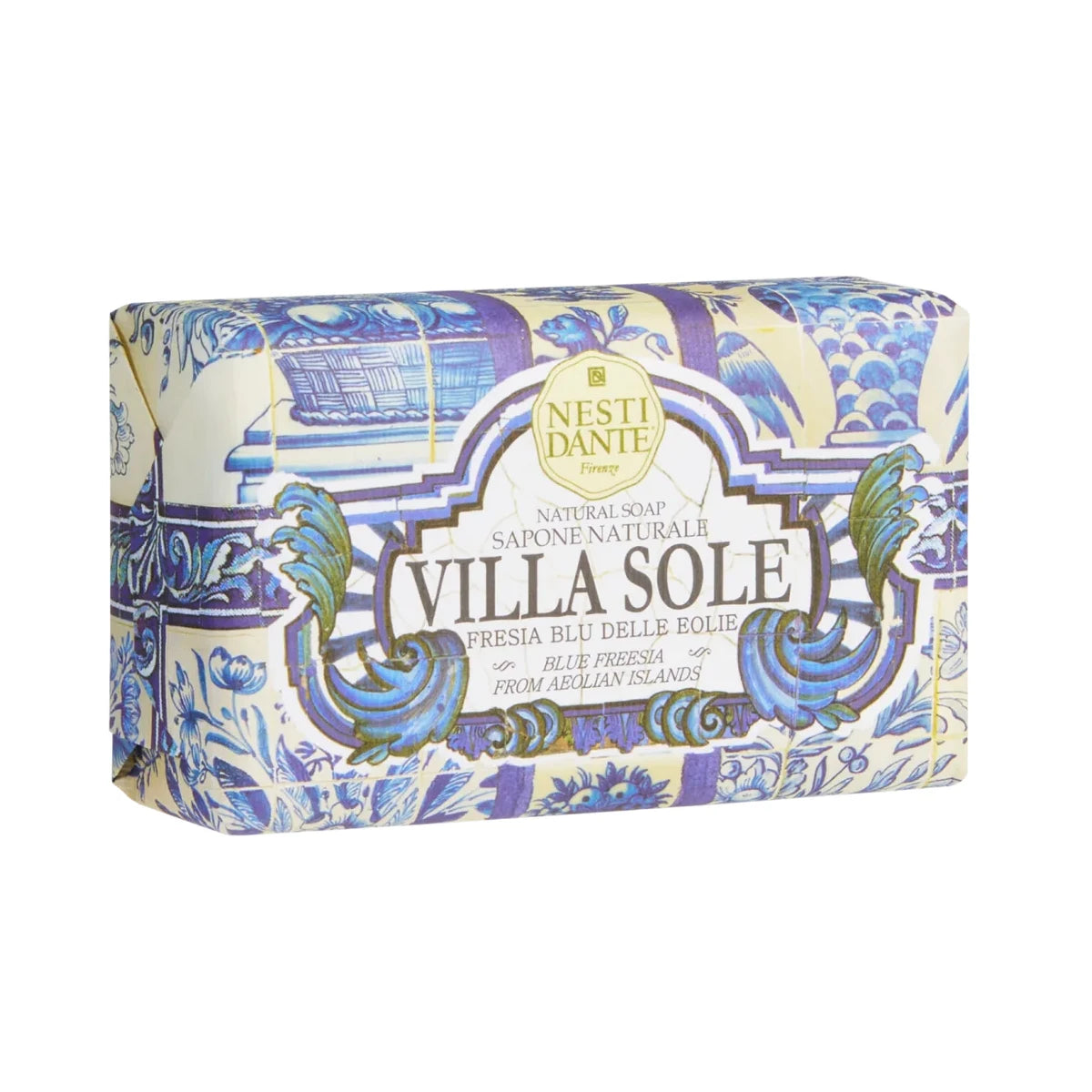 Nesti Dante Villa Sole Fresia Blu Delle Eolie palasaippua 250 g – ylellinen freesiantuoksuinen saippua