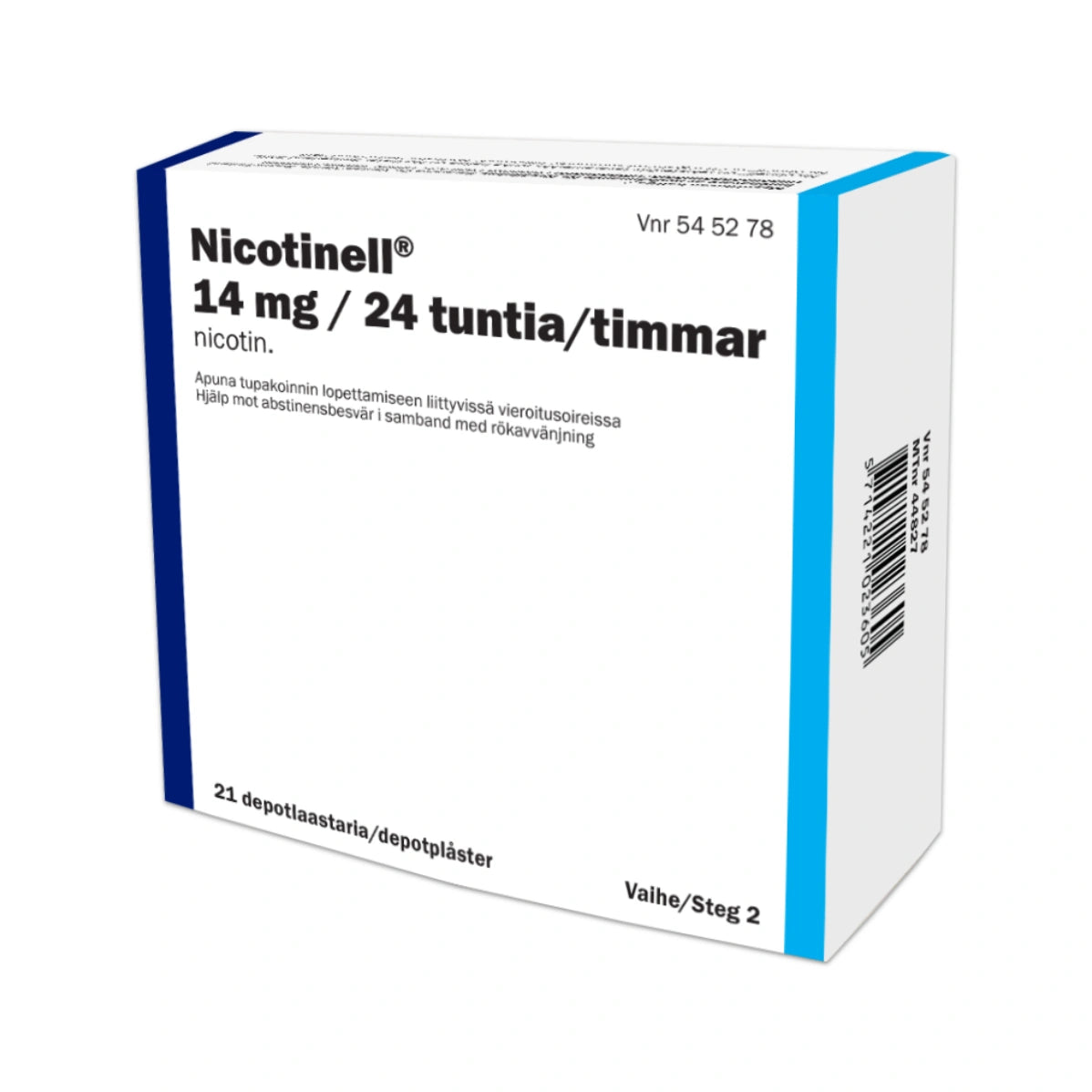 NICOTINELL depotlaastari 14 mg/24 h 21 kpl, Paranova