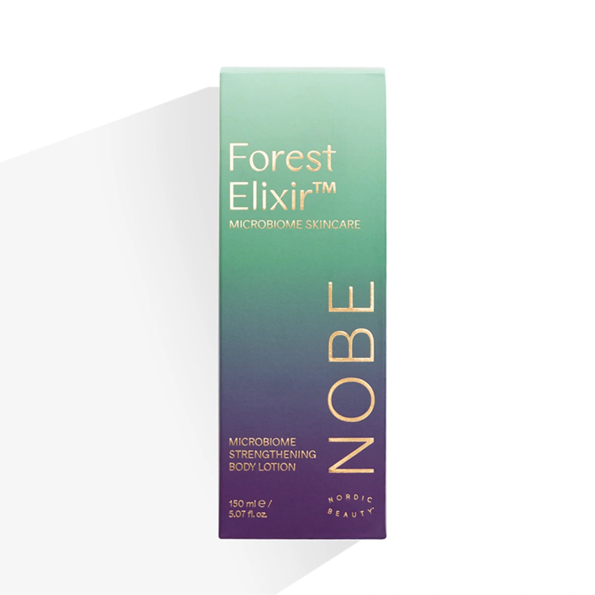 Nobe Forest Elixir Microbiome Strengthening Body Lotion vartalovoiteessa raikas, hieman metsäinen tuoksu