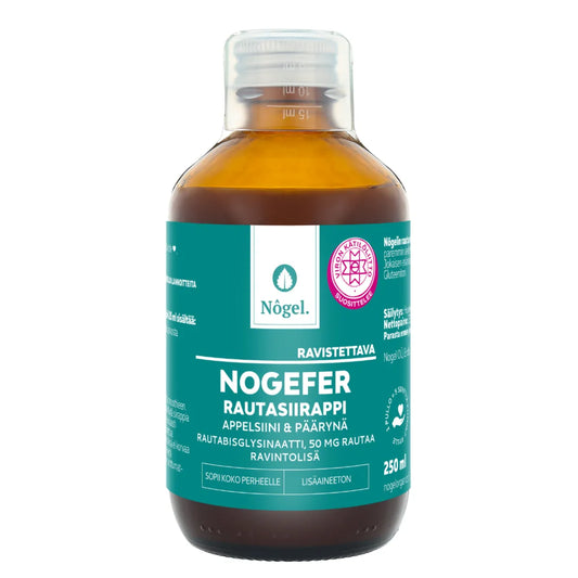 Nogel Nogefer rautasiirappi 50 mg/15 ml 250 ml