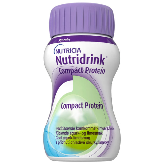 NUTRIDRINK Compact Protein viilentävä kurkku-lime kliininen ravintovalmiste