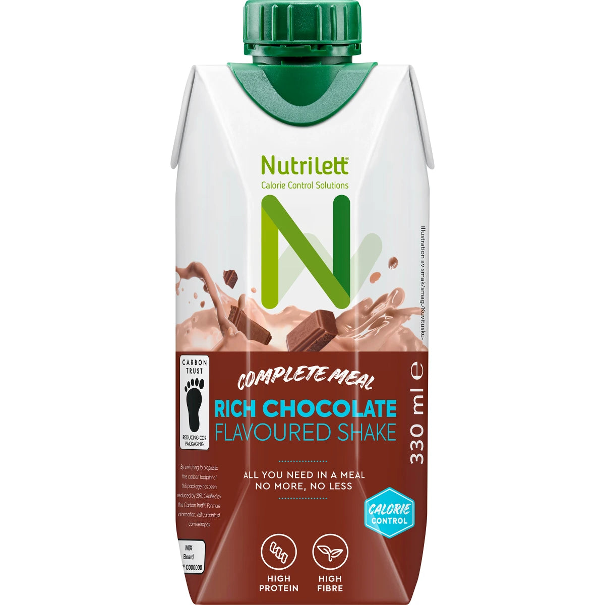 Nutrilett Smoothie Rich Chocolate 330 ml – suklaanmakuinen ateriankorvike painonhallintaan