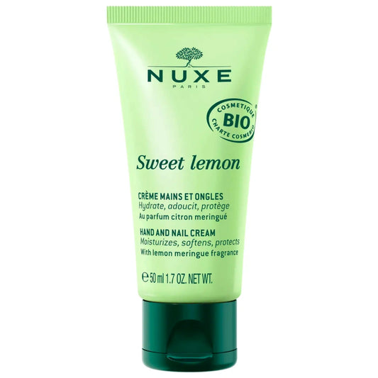 NUXE Sweet Lemon Bio Hand & Nail Cream käsivoide 50 ml