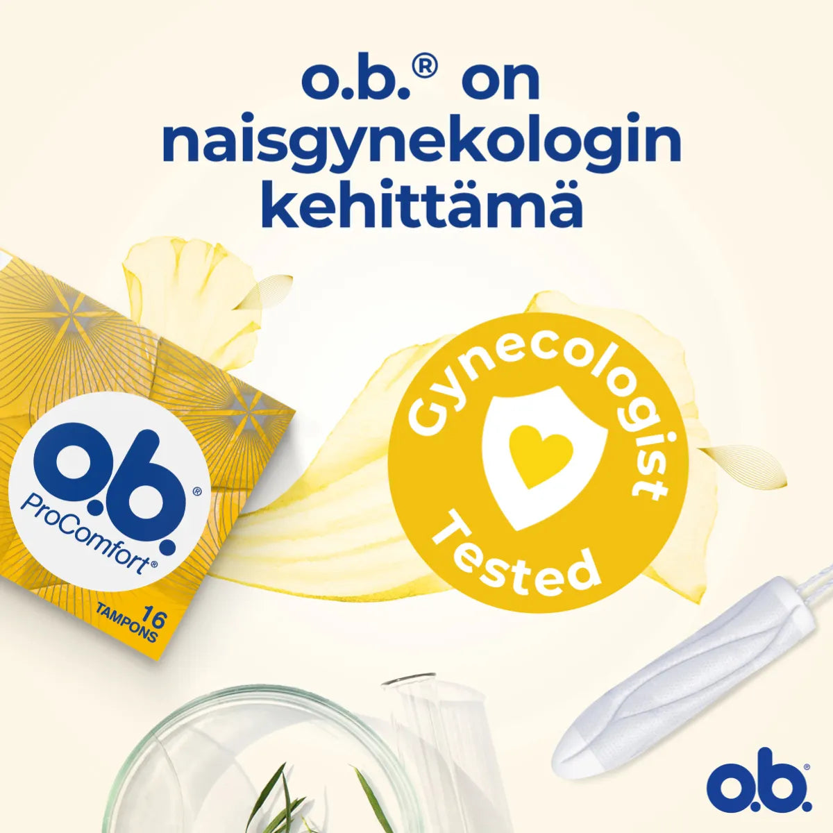 O.B. ProComfort Mini on naisgynekologin kehittämä