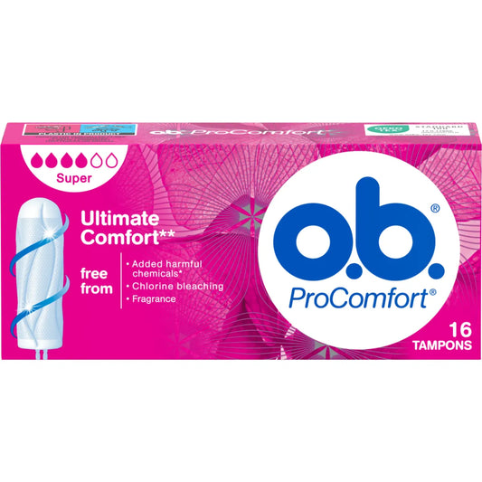 O.B. Procomfort Super tamponi 16 kpl