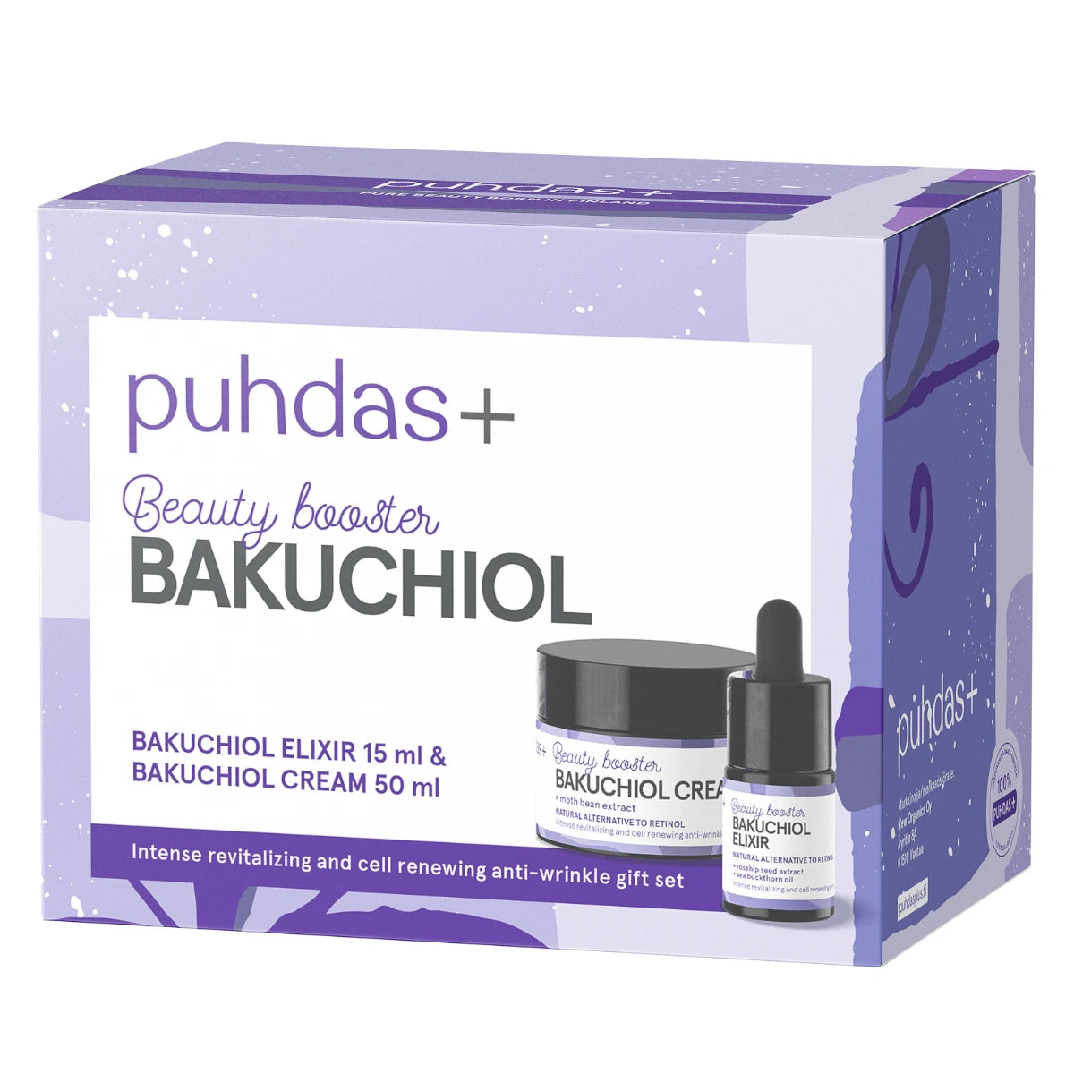 Puhdas+ Bakuchiol Cream & Serum lahjapakkaus