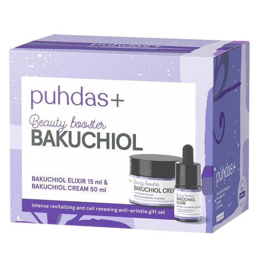 Puhdas+ Bakuchiol Cream & Serum lahjapakkaus