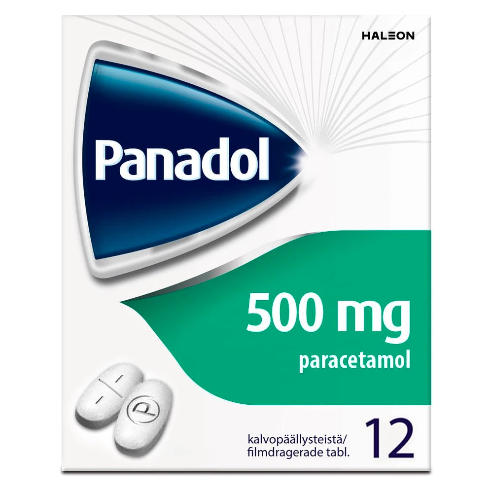 PANADOL 500 mg tabletti, kalvopäällysteinen 12 tabl