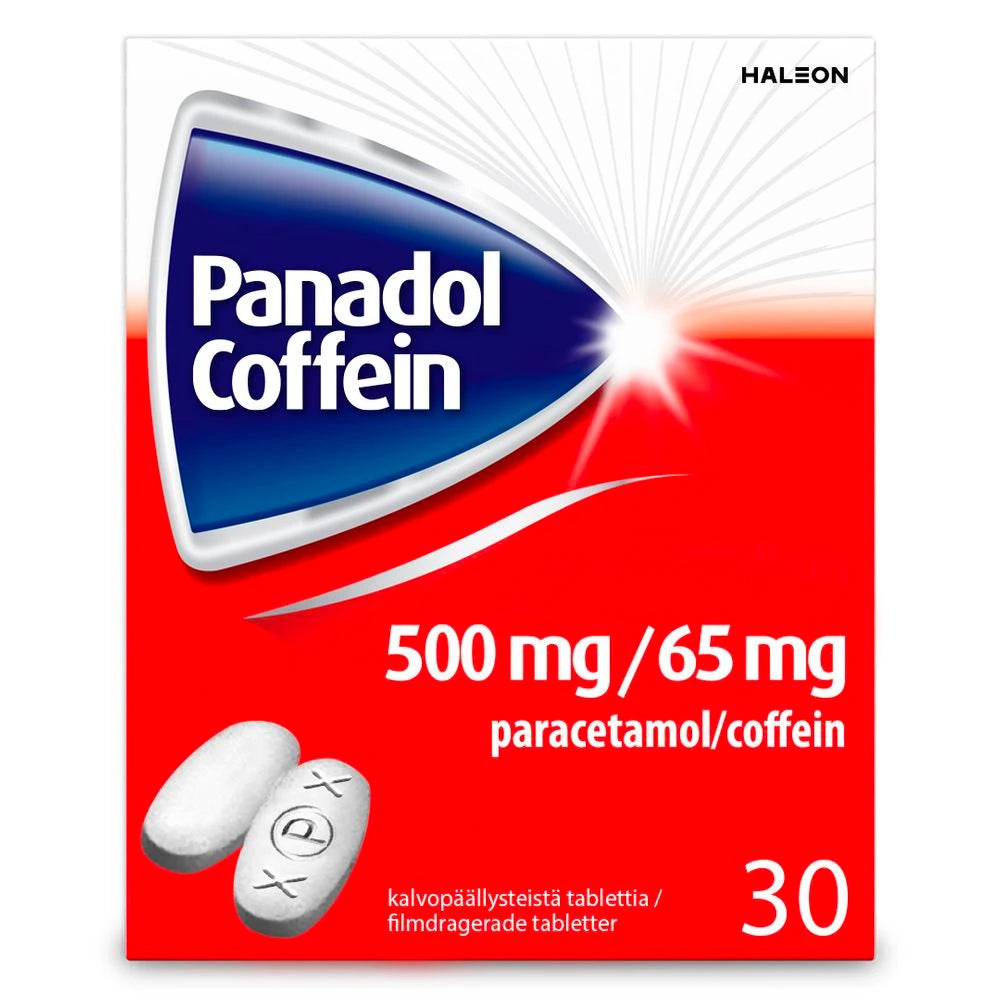 PANADOL COFFEIN 65 mg/500 mg tabletti, kalvopäällysteinen 30 tabl