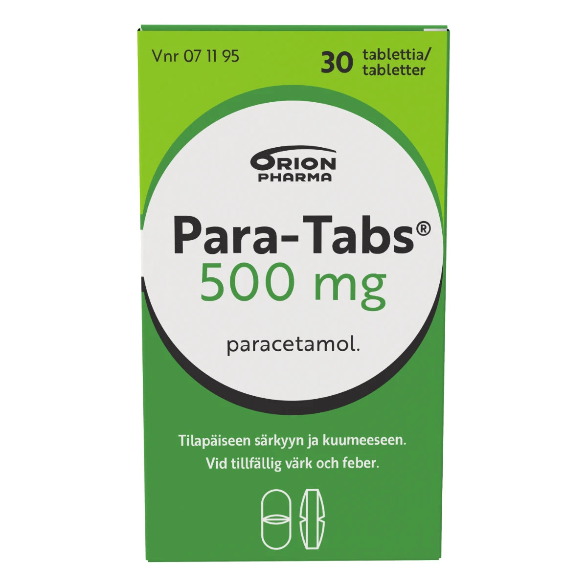 PARA-TABS 500 mg tabletti 30 kpl