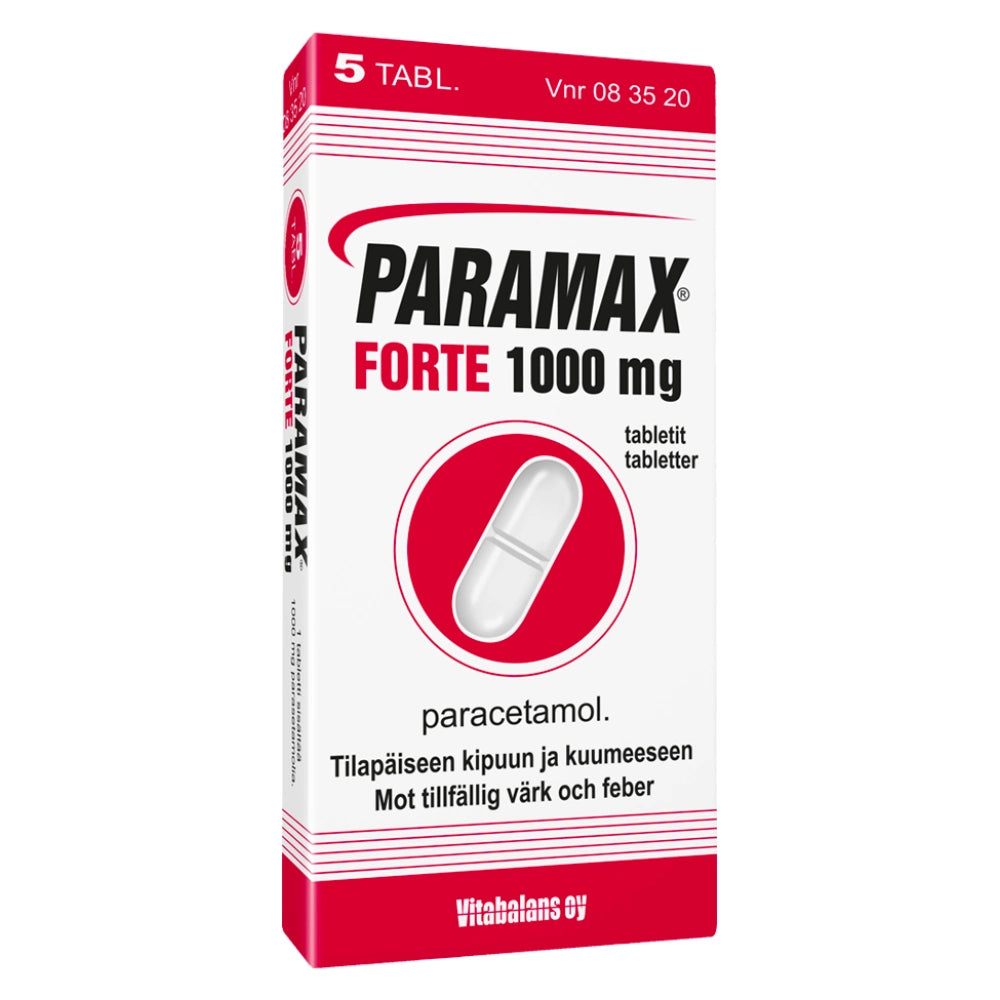 PARAMAX FORTE 1000 mg tabletti 5 tablettia