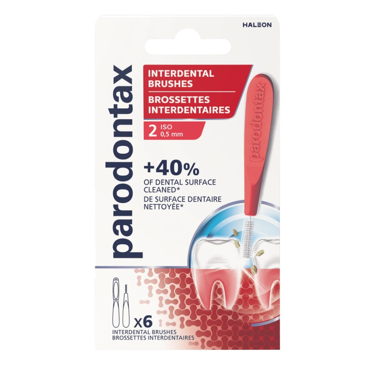 PARODONTAX Interdental Brush 0,5 mm hammasväliharja 6 kpl