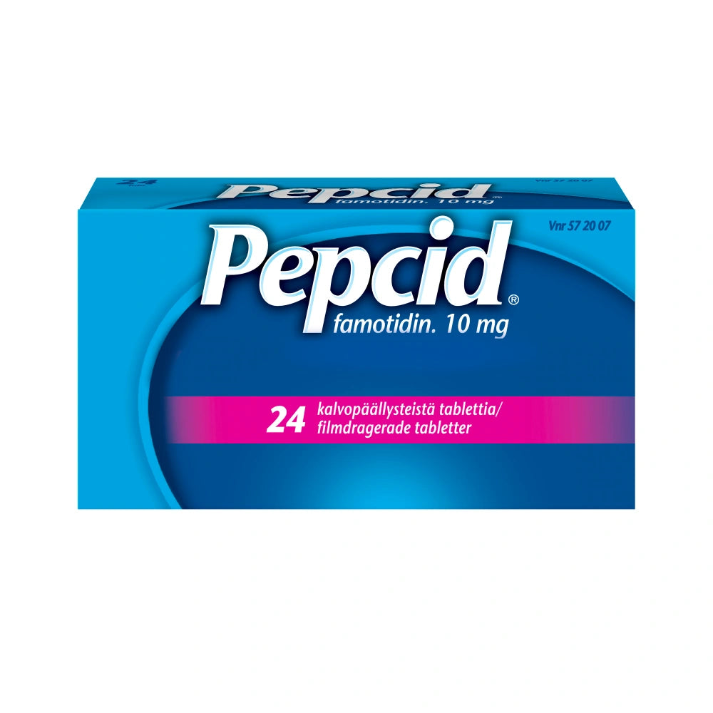 PEPCID 10 mg tabletti, kalvopäällysteinen 24 kpl